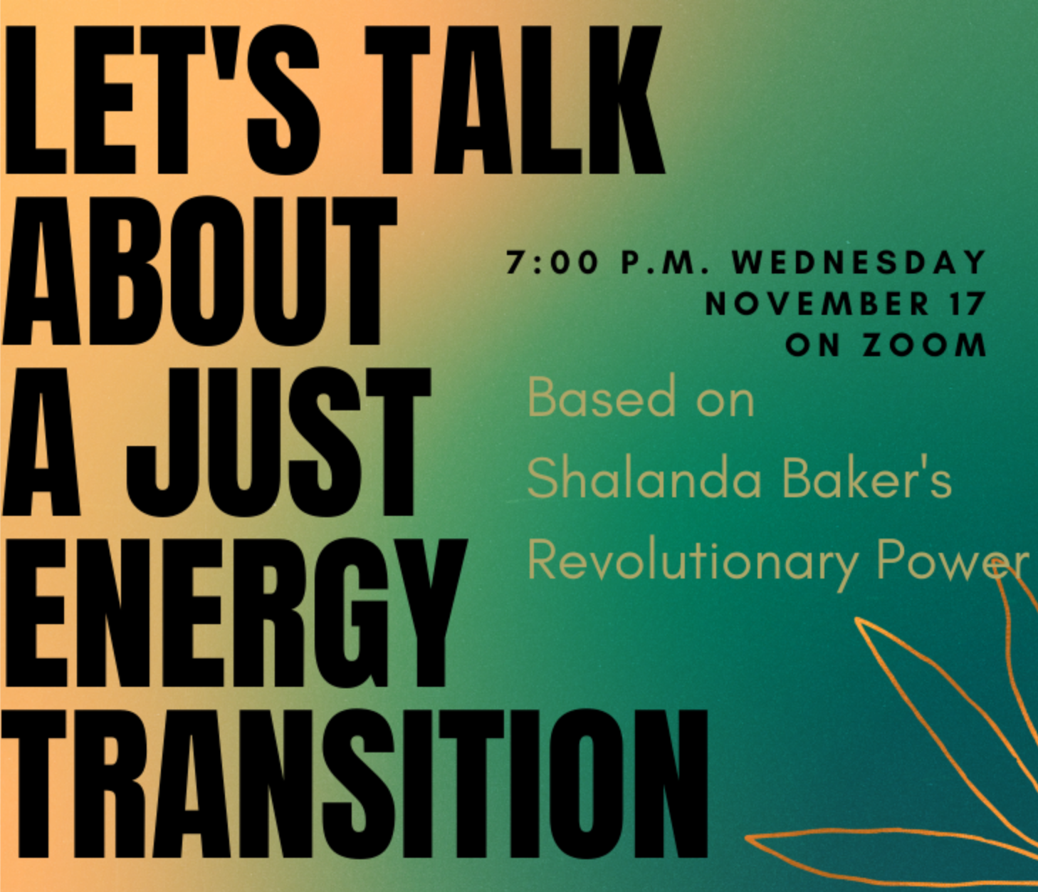 Let’s Talk About a Just Energy Transition